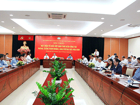 Quyền, trách nhiệm của Mặt trận Tổ quốc trong đấu tranh phòng, chống tham nhũng