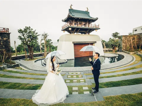 Bật mí bối cảnh chụp ảnh cưới chất lừ gần Hà Nội