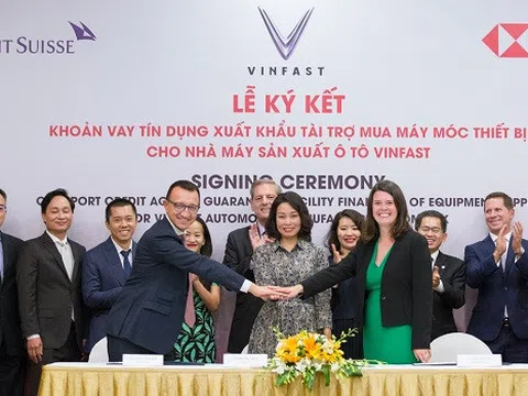 VinFast được bảo lãnh khoản vay 950 triệu USD nhập khẩu thiết bị
