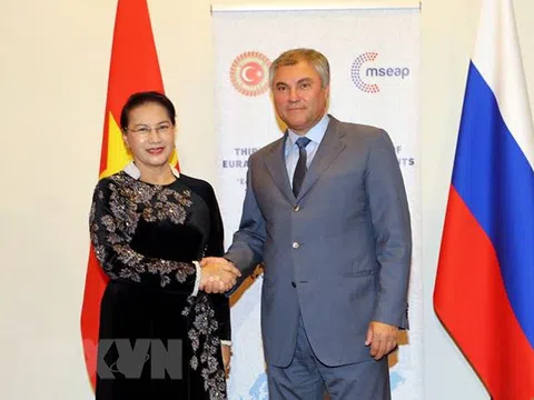 Chủ tịch Quốc hội ủng hộ sáng kiến lập Ủy ban liên nghị viện cấp cao Việt Nam- Liên bang Nga