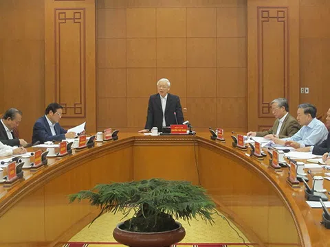 Tổng Bí thư, Chủ tịch nước Nguyễn Phú Trọng chủ trì cuộc họp phòng, chống tham nhũng