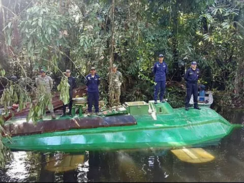Giải mật chiếc tàu ngầm vận chuyển ma túy ở Colombia
