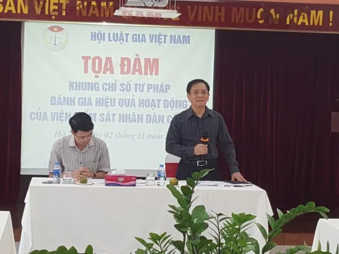 Tọa đàm về khung chỉ số tư pháp đánh giá hiệu quả hoạt động của Viện Kiểm sát nhân dân cấp tỉnh.