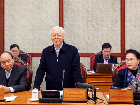 Bộ Chính trị làm việc với Ban Thường vụ Thành ủy Đà Nẵng