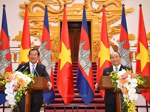 Thủ tướng Việt Nam, Campuchia họp báo chung: Bác bỏ thông tin xuyên tạc, phá hoại