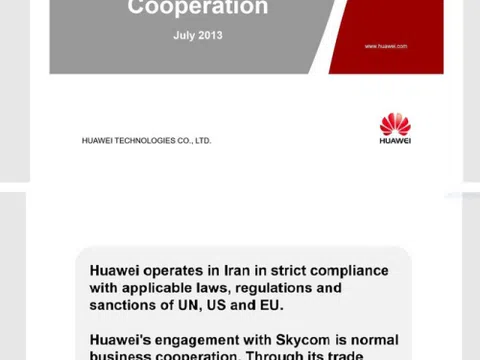 Mỹ chính thức công bố tài liệu mật buộc tội giám đốc tài chính Huawei