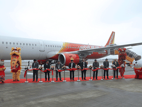 VietjetAir chính thức mở đường bay Vân Đồn - Thành phố Hồ Chí Minh