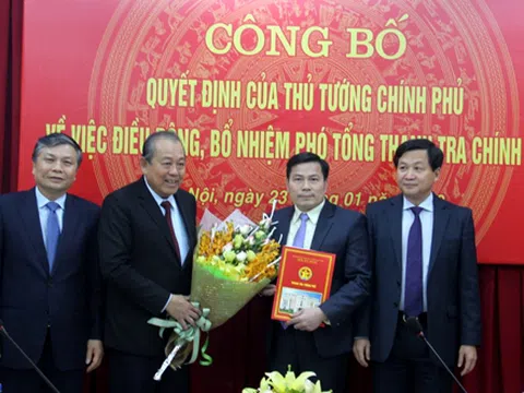 Công bố quyết định bổ nhiệm tân Phó Tổng Thanh tra Chính phủ Trần Văn Minh