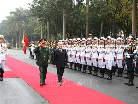 Tổng Bí thư, Chủ tịch nước dự Hội nghị Quân chính toàn quân năm 2018