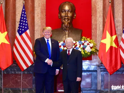 Tổng bí thư, Chủ tịch nước Nguyễn Phú Trọng tiếp Tổng thống Trump