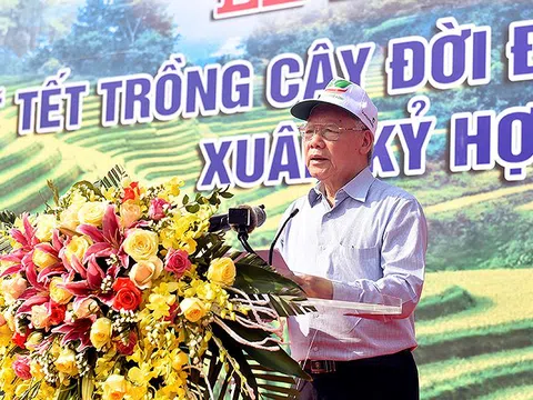 Tổng Bí thư, Chủ tịch nước Nguyễn Phú Trọng phát động Tết trồng cây