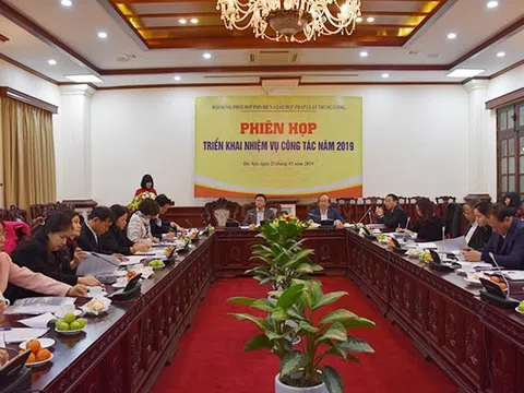 Thành lập 4 đoàn kiểm tra công tác phổ biến, giáo dục pháp luật năm 2019