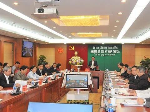 Ủy ban Kiểm tra Trung ương thi hành kỷ luật một số cán bộ