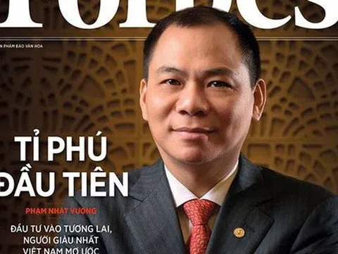 Tỷ phú Phạm Nhật Vượng tăng 260 bậc, giàu hơn cả Tổng thống Donald Trump