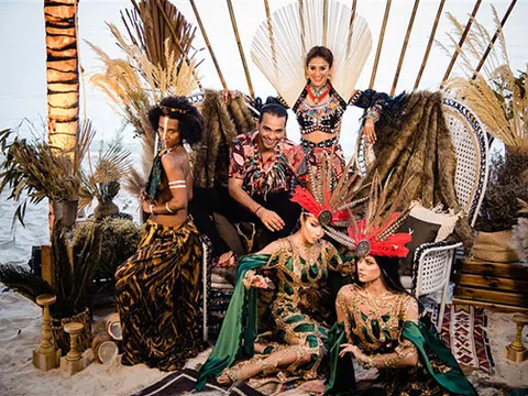 Choáng ngợp với đêm tiệc cưới phong cách thổ dân của tỷ phú Ấn Độ