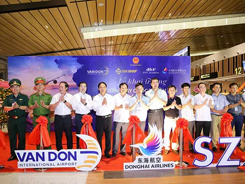 Cảng Hàng không Quốc tế Vân Đồn khai trường đường bay Vân Đồn - Thẩm Quyến