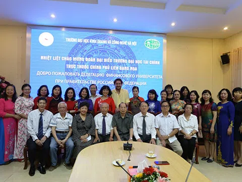 Trường Đại học Tổng hợp Tài chính trực thuộc Chính phủ Liên bang Nga (MFI) đến thăm và làm việc với trường ĐH Kinh doanh và Công nghệ Hà Nội