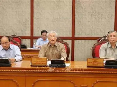 Tổng Bí thư, Chủ tịch nước chủ trì họp Bộ Chính trị phê duyệt quy hoạch Trung ương khóa XIII