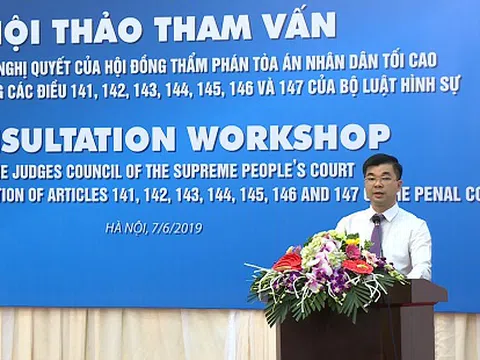 Hội thảo tham vấn dự thảo Nghị quyết hướng dẫn áp dụng một số Điều về các tội xâm hại tình dục