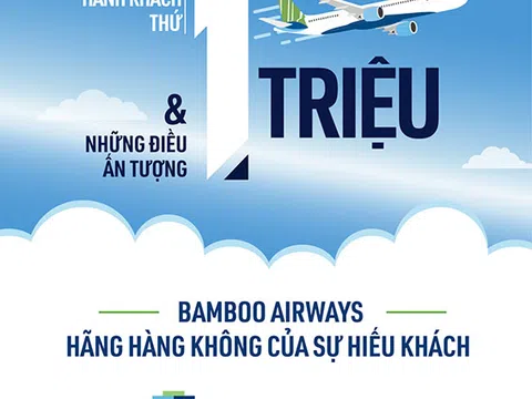 Bamboo Airways: Hành khách thứ 1 triệu và những con số ấn tượng