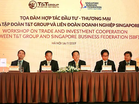 Tập đoàn T&T Group và liên đoàn doanh nghiệp Singapore trao đổi cơ hội hợp tác thương mại và đầu tư