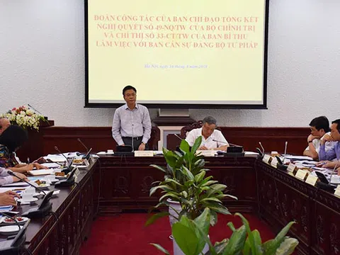 Xây dựng và hoàn thiện thể chế đáp ứng yêu cầu cải cách tư pháp