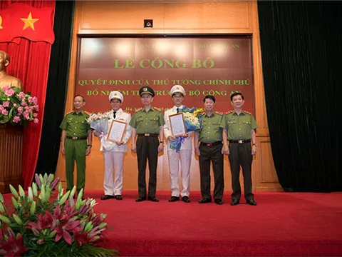 Hai thứ trưởng bộ Công an vừa được bổ nhiệm là ai?