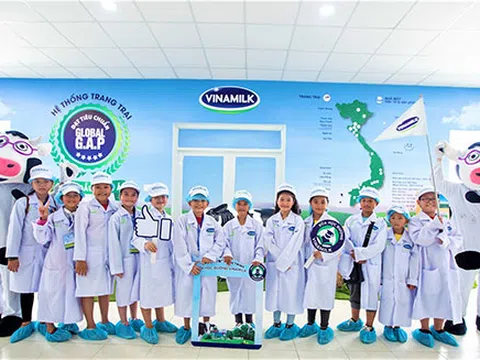 Vinamilk chính thức được chọn là nhà cung cấp sữa học đường tại tỉnh Vĩnh Long