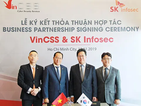 VINCSS ký thoả thuận hợp tác an ninh mạng với SK INFOSEC