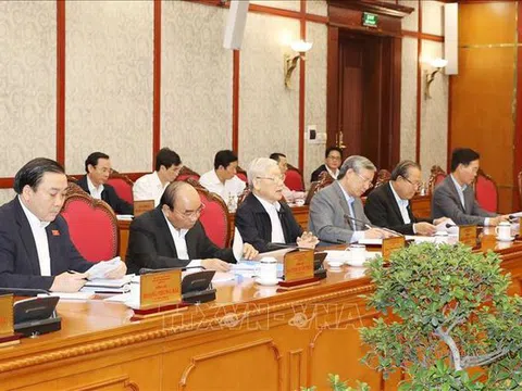 Tổng Bí thư chủ trì họp Bộ Chính trị sửa quy định về Ban Chỉ đạo phòng chống tham nhũng