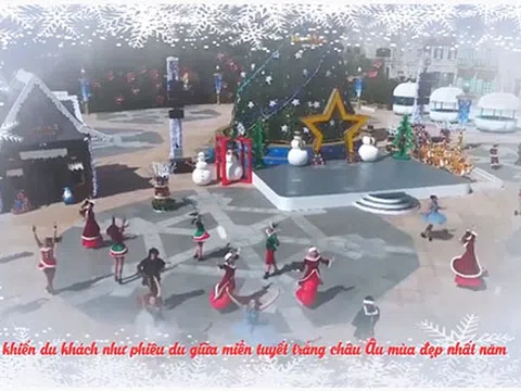 Lạc bước lễ hội mùa đông Châu Âu đẹp như cổ tích tại Bà Nà