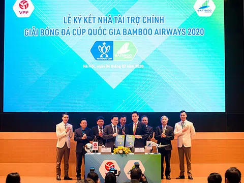 Bamboo Airways là nhà tài trợ chính Giải Cúp Quốc gia Bamboo Airways 2020 năm thứ hai liên tiếp