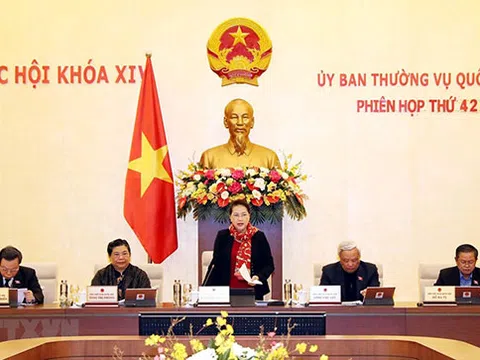 Khai mạc Phiên họp thứ 42 của Ủy ban Thường vụ Quốc hội