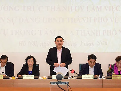 Hà Nội cần phát triển kinh tế ‘đi đôi’ với phòng, chống dịch COVID-19