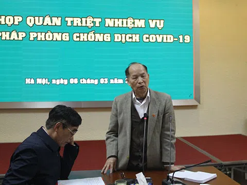 Họp quán triệt nhiệm vụ giải pháp phòng chống dịch COVID - 19