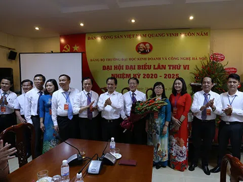 Đại hội đại biểu lần thứ VI nhiệm kỳ 2020 – 2025 của Đảng bộ Trường Đại học Kinh doanh và Công nghệ Hà Nội