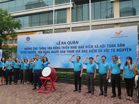 Bảo hiểm xã hội Việt Nam phối hợp với VNPT: Ra quân “Hưởng ứng Tháng vận động triển khai BHXH toàn dân- Tuyên truyền, vận động người dân tham gia BHXH tự nguyện”