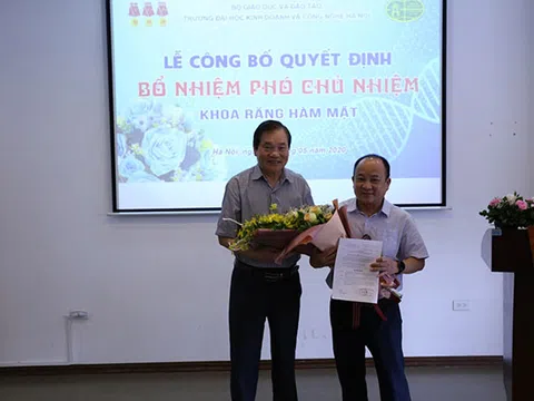 Bổ nhiệm Phó Chủ nhiệm Khoa Răng Hàm Mặt - Trường ĐH Kinh doanh và Công nghệ Hà Nội