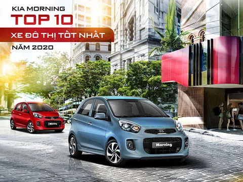 Kia Morning top 10 xe đô thị tốt nhất năm 2020