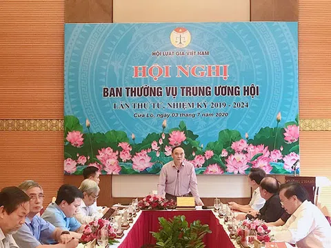 Ban Thường vụ Trung ương Hội Luật gia Việt Nam họp Hội nghị lần thứ tư