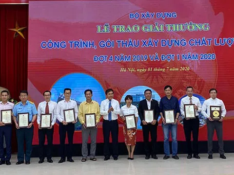 Sân bay quốc tế Vân Đồn nhận giải thưởng Công trình chất lượng cao