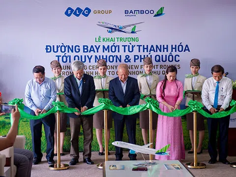 Bamboo Airways khai trương 3 đường bay mới kết nối Thanh Hóa – Quy Nhơn, Thanh Hóa – Phú Quốc, Vinh - Quy Nhơn