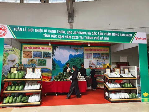 Người tiêu dùng Thủ Đô đón nhận các nông sản sạch của tỉnh Bắc Kạn tại 2 hệ thống siêu thị của VinMart