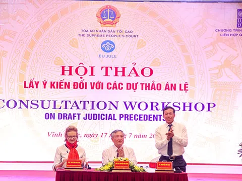 TANDTC tổ chức hội thảo lấy ý kiến đối với 14 dự thảo án lệ