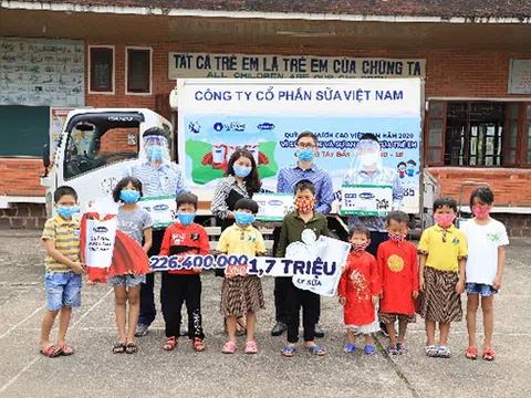 "Để mọi trẻ em được uống sữa mỗi ngày" và hành trình xuyên mùa dịch của quỹ sữa vươn cao Việt Nam năm thứ 13
