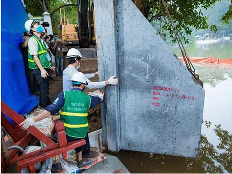 Hà Nội: Chính thức hoàn thành công trình kè Hồ Hoàn Kiếm sau 65 ngày thi công
