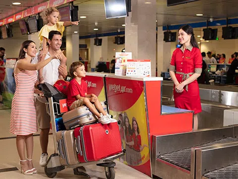 Du lịch an toàn, rảnh tay với 15kg hành lý ký gửi miễn phí cùng Vietjet