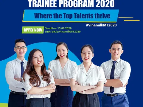 Vinamilk chính thức khởi động chương trình "quản trị viên tập sự 2020"