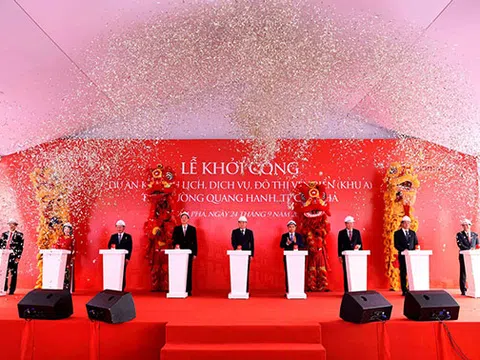 Vingroup khởi công Khu du lịch, dịch vụ, đô thị ven biển Quang Hanh