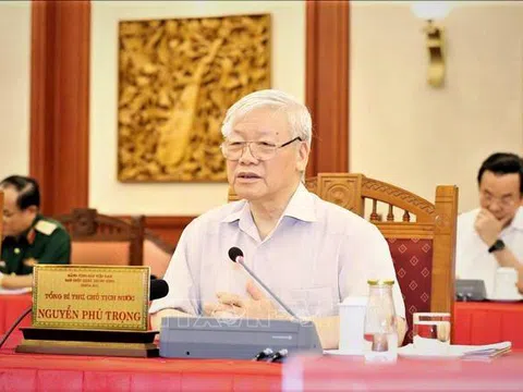 Tổng Bí thư, Chủ tịch nước mong lực lượng Công an luôn kiên quyết đấu tranh phòng chống tham nhũng, làm trong sạch bộ máy nhà nước